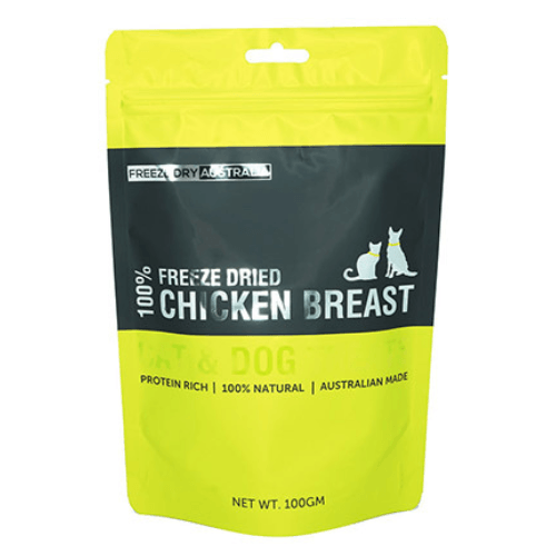 Freeze Dried Pet Treats - Chicken Breast - 100 g - J & J Pet Club - FREEZE DRIED AUSTRALIA