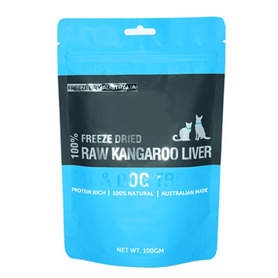 Freeze Dried Pet Treats - Kangaroo Liver - 100 g - J & J Pet Club - FREEZE DRIED AUSTRALIA