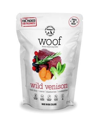 Freeze Dried Raw Dog Food - Wild Venison - J & J Pet Club - WOOF