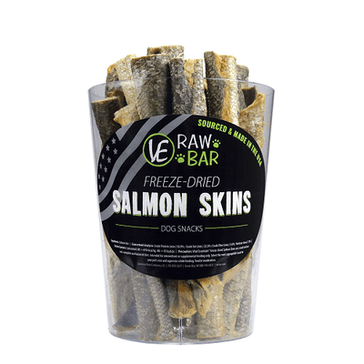 Freeze Dried Treat - RAW BAR - Salmon Skin - 1 pc - J & J Pet Club - Vital ESSENTIALS