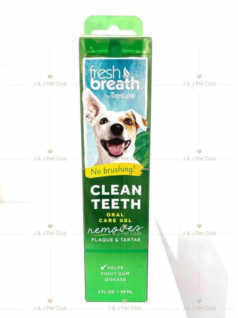 Fresh Breath - Oral Care Gel For Dogs - 2 oz - J & J Pet Club - TropiClean