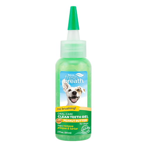 FRESH BREATH - Oral Care Gel For Dogs (Peanut Butter Flavored) - 2 oz - J & J Pet Club - TropiClean