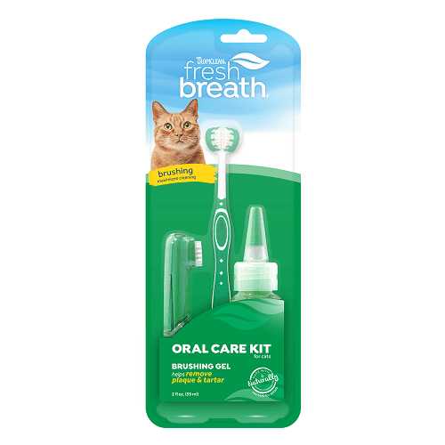 FRESH BREATH - Oral Care Kit For Cats (Daily Care) - J & J Pet Club - TropiClean