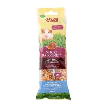 Guinea Pig Treat Sticks - Honey Flavour - 112 g (4 oz) - 2-pack - J & J Pet Club - Living World