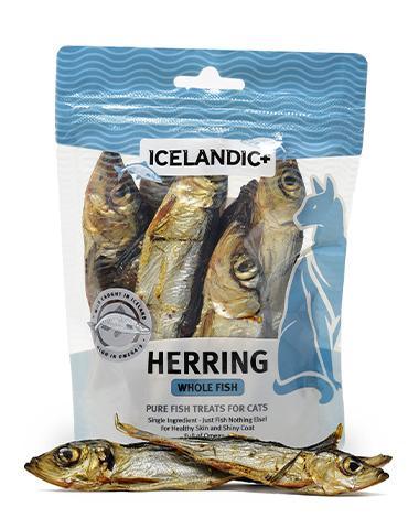 Herring Whole Fish Cat Treat - 1.5 oz - J & J Pet Club - Icelandic+