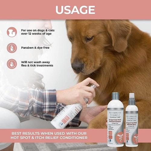 Hot Spot & Itch Relief Medicated Spray - 8 fl oz - J & J Pet Club - Veterinary Formula Clinical Care
