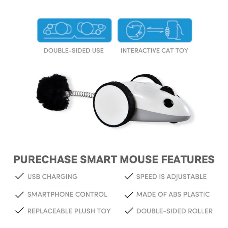 The Purechase smart pet mouse (App-enabled)