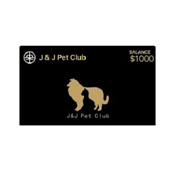 J & J Gift Card - J & J Pet Club - J & J Pet Club