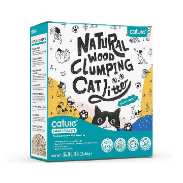 Natural Clumping Cat Litter - Wood Smart Pellets (Flushable) - J & J Pet Club - Cature