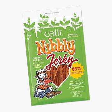 Nibbly Jerky Cat Treats - 30 g - J & J Pet Club - Catit