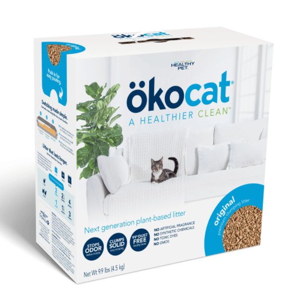 Original Premium Clumping Wood Cat Litter - J & J Pet Club - Okocat