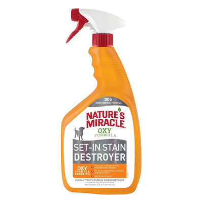 OXY Formula, Set-In Stain Destroyer for Dogs, 32 oz - J & J Pet Club - Nature's Miracle