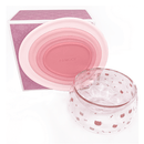 Pet Bowl - Double Wall "Paw Shape" Glass Bowl - J & J Pet Club - PAWOOF