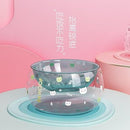 Pet Bowl - Double Wall "Paw Shape" Glass Bowl - J & J Pet Club - PAWOOF