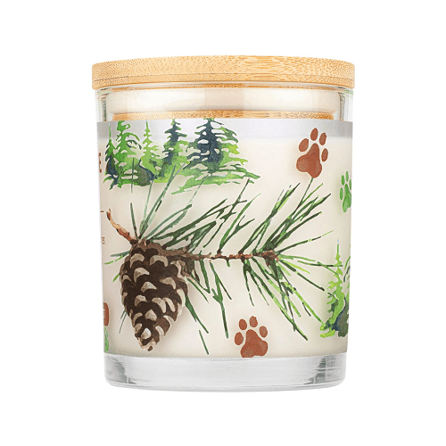 Pet House - 100% Natural Soy Wax Candle - Evergreen Forest - Large 8.5 oz - J & J Pet Club - Pet House