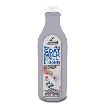 Pet Milk - Raw Goat Kefir with Blueberry - 975 ml - J & J Pet Club