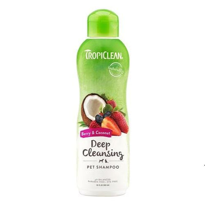 Pet Shampoo - Deep Cleansing (Berry & Coconut) - 20 oz / 592 ml - J & J Pet Club - TropiClean