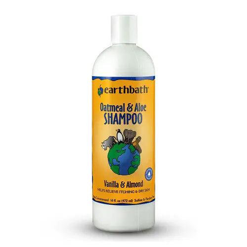 Pet Shampoo - Oatmeal & Aloe (Vanilla & Almond) - 16 fl oz - J & J Pet Club - Earthbath