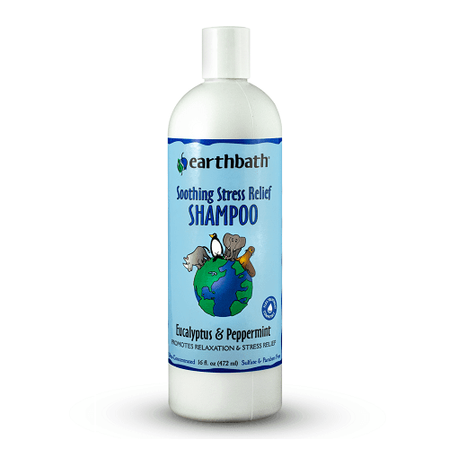 Pet Shampoo - Soothing Stress Relief (Eucalyptus & Peppermint) - 16 fl oz - J & J Pet Club - Earthbath