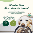 Pet Skin & Coat Supplement - Healthy Skin+Coat (Wheatgrass & Seaweed) - J & J Pet Club - Kin+Kind