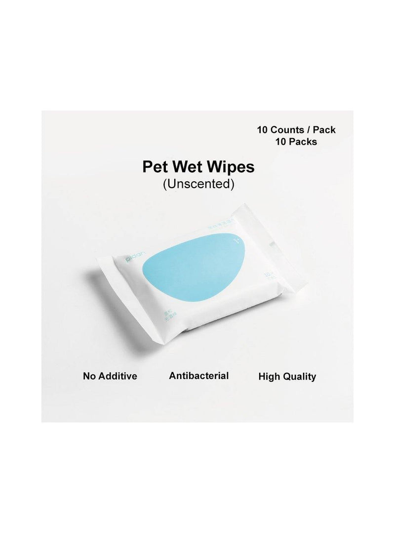 Pet Wet Wipes - 10 bags/ pk - J & J Pet Club - Pidan