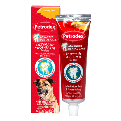 Petrodex Enzymatic Toothpaste For Dogs - Poultry Flavor - 6.2 oz - J & J Pet Club - Sergeant's
