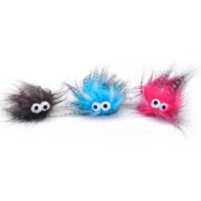 Plush Monsters Bulk Cat Toy - 5" - 1 pc - J & J Pet Club - Turbo