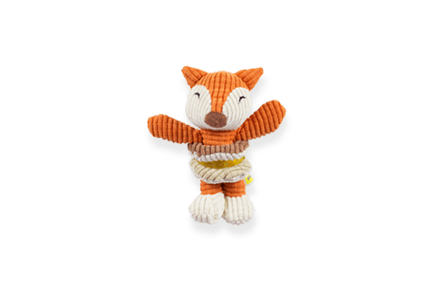 Plush Puppy Toys - Baby Fox - J & J Pet Club - Be One Breed