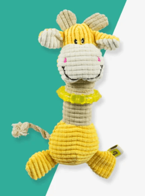 Plush Puppy Toys - Baby Giraffe - J & J Pet Club - Be One Breed