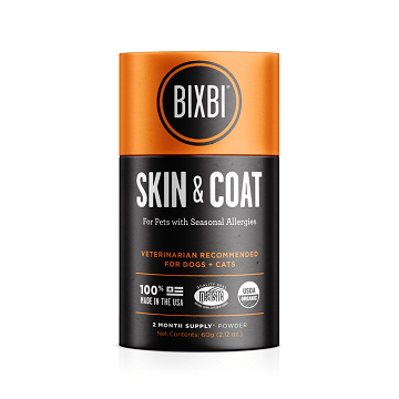 Powdered Mushroom Supplement For Dogs & Cats - Skin & Coat Support - 60 g - J & J Pet Club - BIXBI