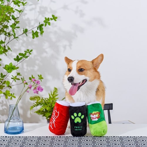 Dog Toy - Bark Soda - Pupster Energy HugSmart Dog Toys.