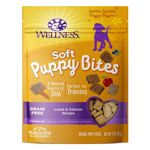Puppy Bites - Dog Treat - Soft Lamb & Salmon - J & J Pet Club - Wellness