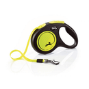 Retractable Leash - New Neon - M Tape 16 ft/5 m - J & J Pet Club - Flexi