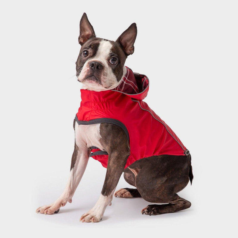 Reversible Raincoat - Red - J & J Pet Club - GF Pet