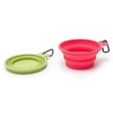 Silicone Collapsible Bowl - Small / 1.75 Cup Bowl - J & J Pet Club - Messy Mus