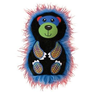 Snuggle Dog Toy - Roughskinz Suedez Bear - J & J Pet Club - Kong