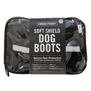 Soft Shield Boots - Black Reflective - 4 pcs - J & J Pet Club - Canada Pooch