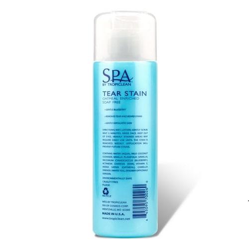 SPA - Facial Cleaner - Tear Stain Remover (Oatmeal & Blueberry) - 8 oz / 236 ml - J & J Pet Club - TropiClean