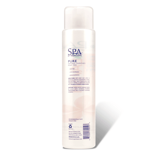 SPA Pure - Pet Shampoo - Hypoallergenic &Tearless (Oatmeal Enriched) - 16 oz / 473 ml - J & J Pet Club - TropiClean