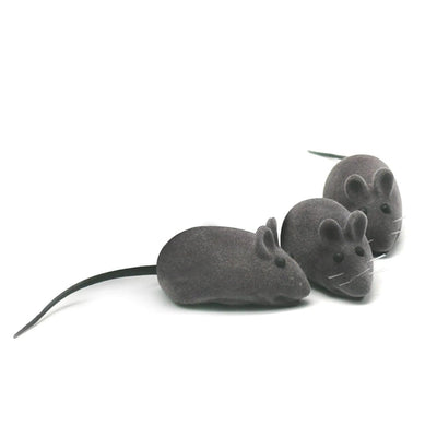 Squeaky Cat Toys - Mice with Sound - J & J Pet Club - Wonpet