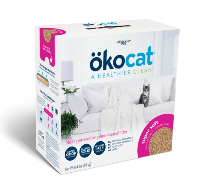 Super Soft Clumping Wood Cat Litter - J & J Pet Club - Okocat
