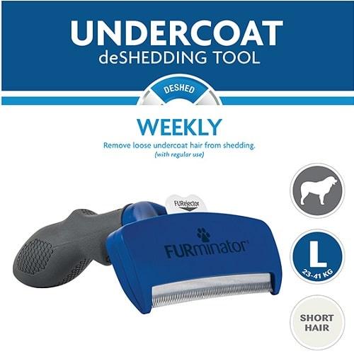 Undercoat deShedding Tool - Large Dog Short Hair - J & J Pet Club - Furminator