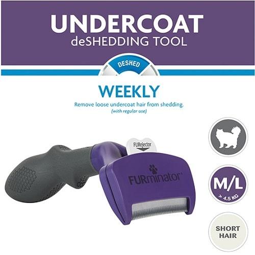 Undercoat deShedding Tool - Medium/Large Cat Short Hair - J & J Pet Club - Furminator