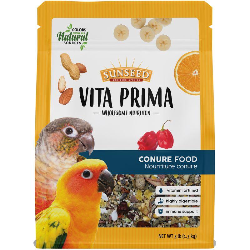 Vita Prima - Conure Food - 3 lb - J & J Pet Club - Sunseed