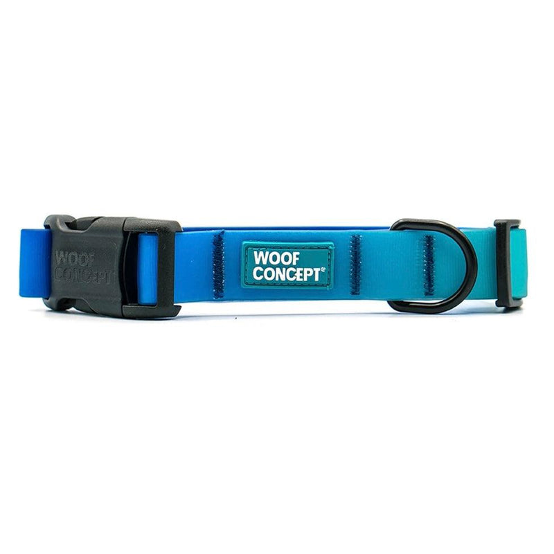 Waterproof Dog Collar - AQUA COLLECTION - Blue Hawaiian - J & J Pet Club - Woof Concept