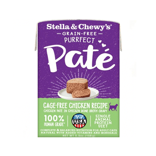 Wet Cat Food - Paté - Chicken - 5.5 oz - J & J Pet Club - Stella & Chewy's
