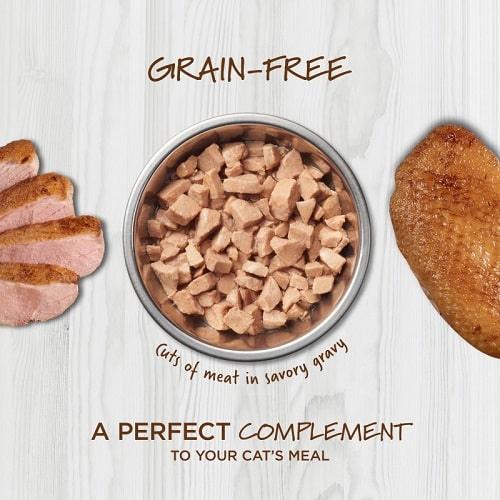 Wet Cat Food Topper - HEALTHY CRAVINGS - Real Duck Recipe - 3 oz pouch - J & J Pet Club - Instinct