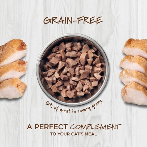 Wet Cat Food Topper - HEALTHY CRAVINGS - Real Rabbit Recipe - 3 oz pouch - J & J Pet Club - Instinct
