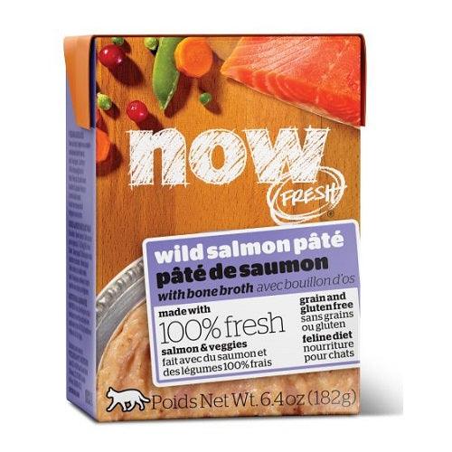 Wet Cat Food - Wild Salmon Pate - 6.4 oz - J & J Pet Club - Now Fresh