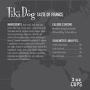 Wet Dog Food - PETITES TASTE OF THE WORLD - French Beef Burgundy - 3 oz cup - J & J Pet Club - Tiki Dog